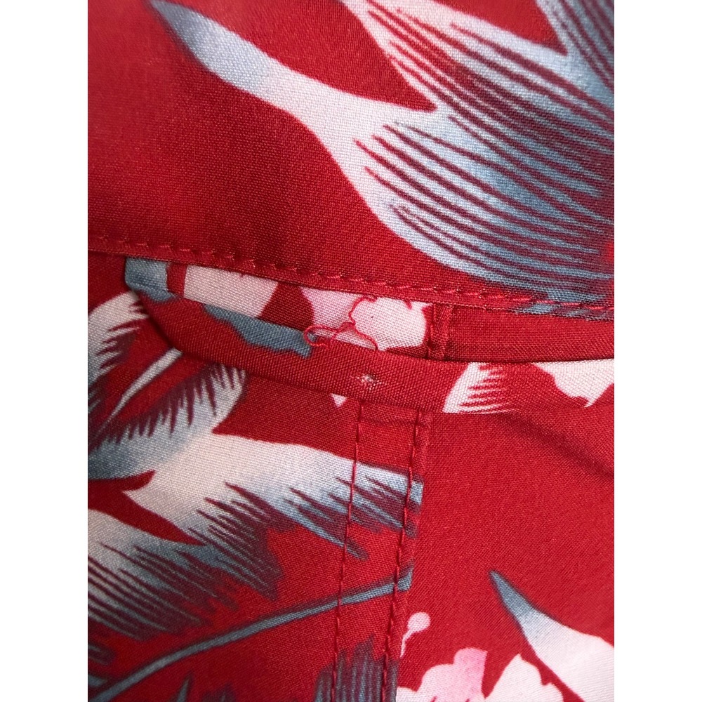 Fair Harbor Men's Red Sextant Tropical Hibiscus Floral Swim Trunks Size 32 - Picture 5 of 6
